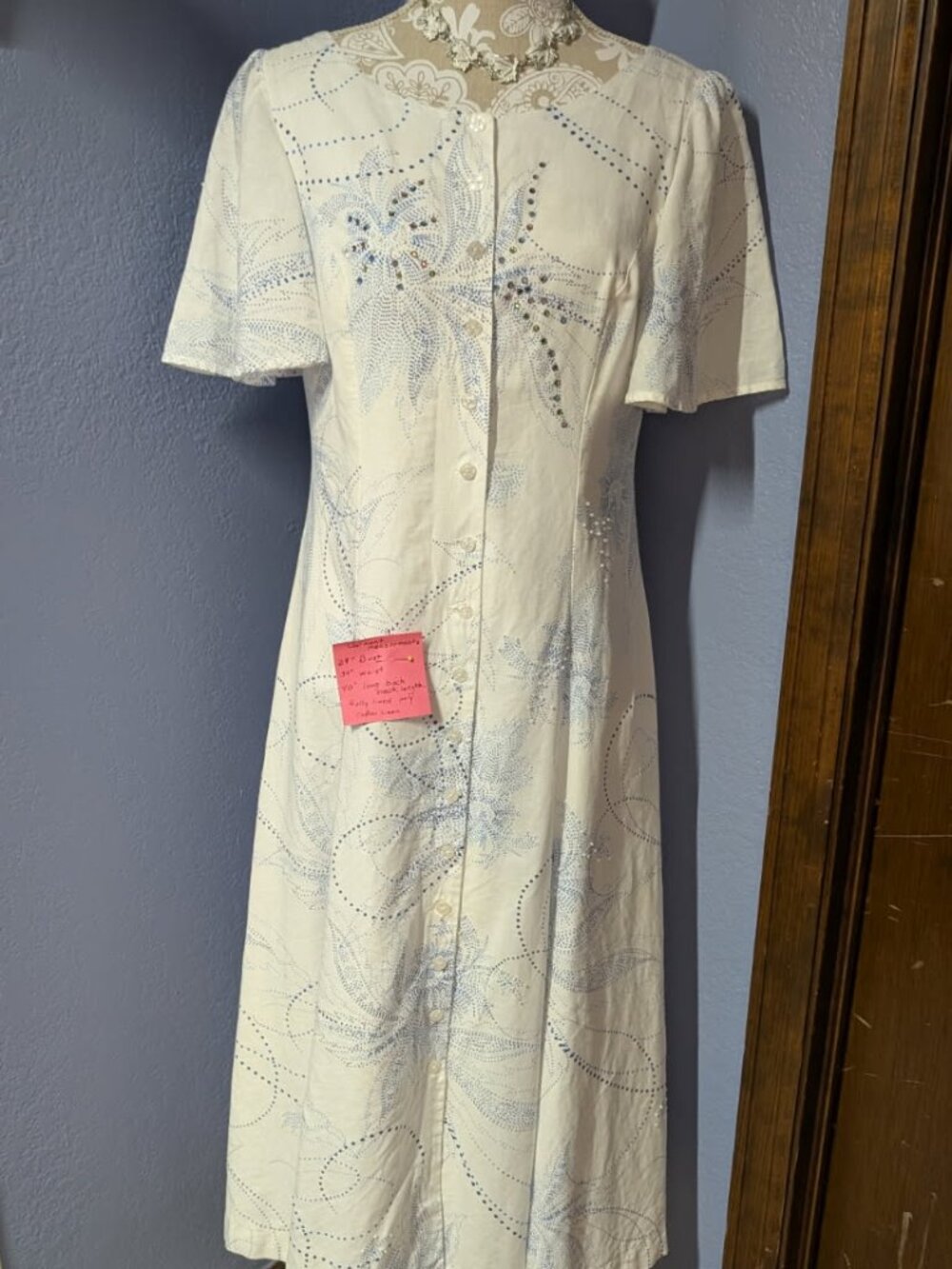 Handmade Women's Princess Seam Maxi Dress